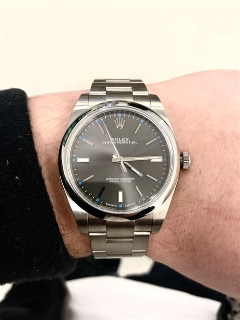 rolex 11430 rhodium|rolex oyster perpetual 39 price.